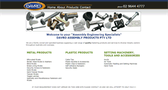 Desktop Screenshot of davroproducts.com.au